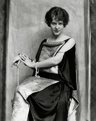 Shoot Wall Art featuring the photograph Portrait Of Elsie Ferguson #1 by Nickolas Muray