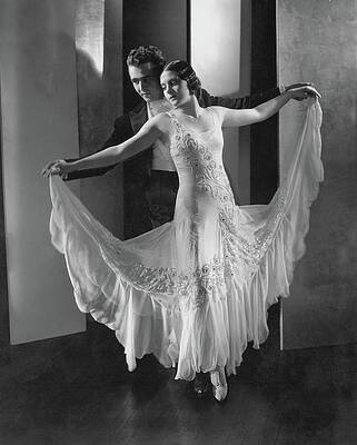 Elegant Dance Couple in Evening Attire Photograph