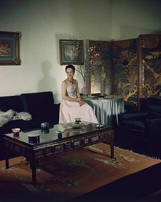 Antique Photograph - Portrait Of Mme. Pierre David-weill by Cecil Beaton