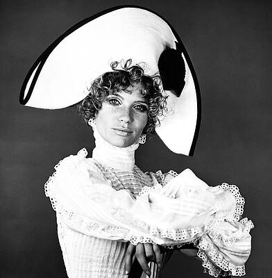 Monochrome Photograph - Portrait Of Model Veruschka Wearing An Adelaar by Franco Rubartelli