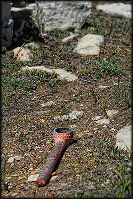 Sacred Wall Art featuring the photograph Prayer Pipe by Ghostwinds Photography
