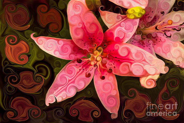 Summer Painting - Pretty In Pink by Omaste Witkowski