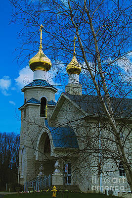 Sky Wall Art featuring the photograph Protection Of The Mother Of God Church by William Norton