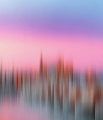 Wall Art featuring the digital art Psychedelic Background Based On Blured by Ideas studio