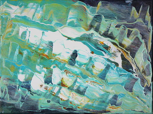 Textured Wall Art featuring the painting Pulse 1 by Madeleine Arnett