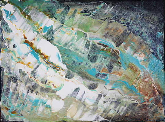 Textured Wall Art featuring the painting Pulse 2 by Madeleine Arnett