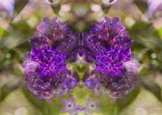 Spring Painting - Purple Passion by Omaste Witkowski