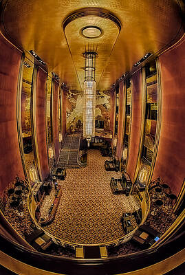 Nyc Wall Art featuring the photograph Radio City Mezzanine by Susan Candelario