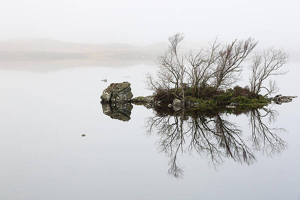 Minimalist Wall Art featuring the photograph Rannoch Moor Mist by Grant Glendinning