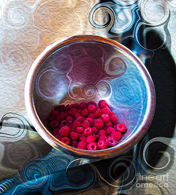 Painting - Raspberry Reflections by Omaste Witkowski