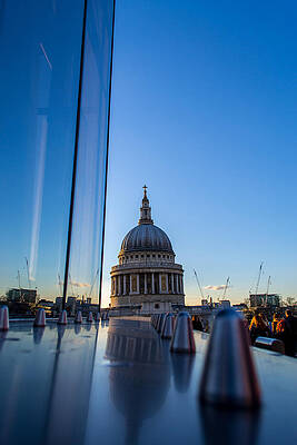 Sky Photograph - Reflecting St Pauls by Andrew Lalchan