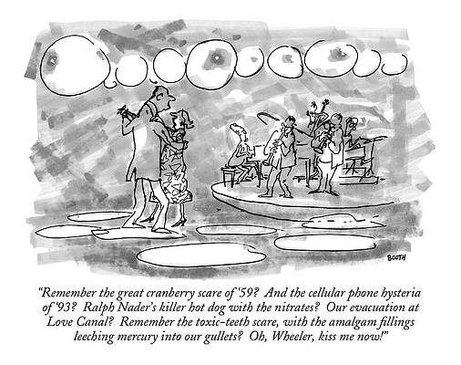 Jazz Wall Art featuring the drawing Remember The Great Cranberry Scare Of '59? by George Booth