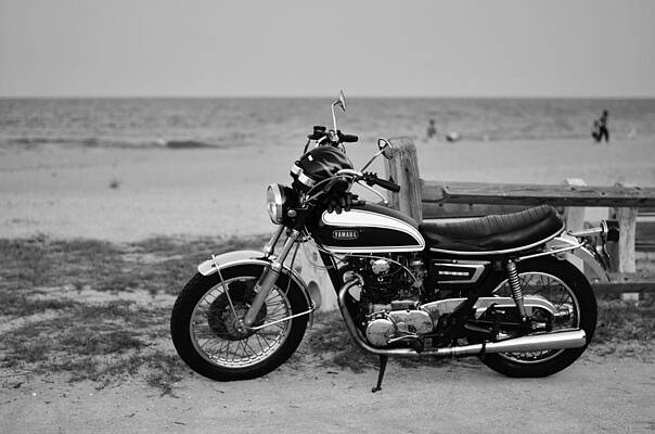 Serene Wall Art featuring the photograph Retro Beach Ride by Laura Fasulo