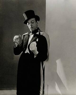 Wall Art featuring the photograph Richard Pitchford Doing A Card Trick by Lusha Nelson