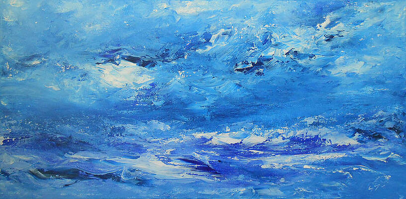 Wave Painting - Roaring Thunder 2 by Jane See