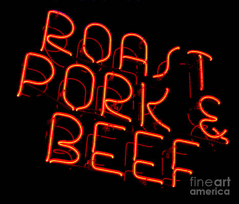 Wall Art featuring the photograph Roast Pork And Beef by Olivier Le Queinec