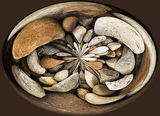 Dramatic Wall Art featuring the photograph Rock Orb by Jean Noren