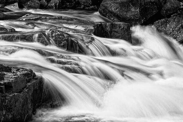 Wall Art featuring the photograph Rocky Gorge BnW by Jeff Sinon