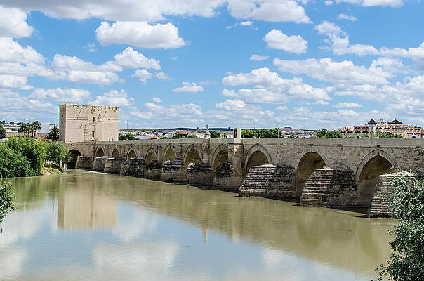 Architecture Photograph - Roman Bridge Of Cordoba by AM FineArtPrints
