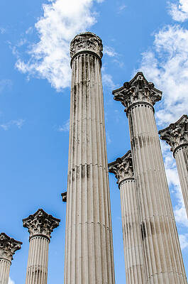 Architecture Photograph - Roman Ruins by AM FineArtPrints