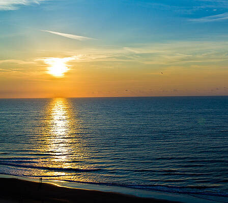 Water Photograph - Romantic Walk Along The Beach by Jonny D