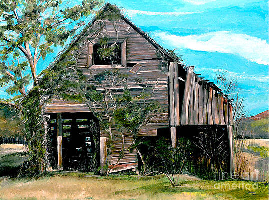 Painting - Rustic Barn - Mooresburg - Tennessee by Jan Dappen