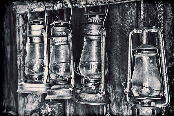 Rustic Wall Art featuring the photograph Rustic Lanterns by Kelley King