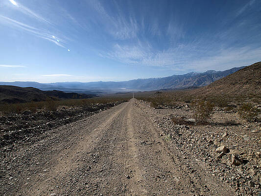 Sky Wall Art featuring the photograph Saline Valley Road Death Valley by Joe Schofield