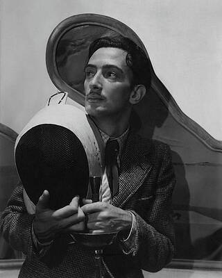 Salvador Dalí with Fencing Gear Photograph