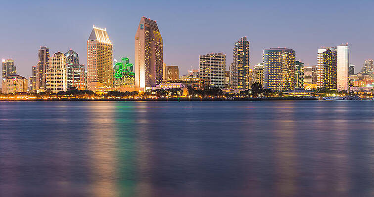 California Wall Art featuring the photograph San Diego From Coronado Island - City Skyline Photograph by Duane Miller