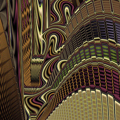 Modern Wall Art featuring the digital art San Francisco by Vic Eberly