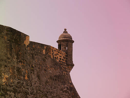 Historical Wall Art featuring the photograph San Juan - City Lookout Post by Richard Reeve