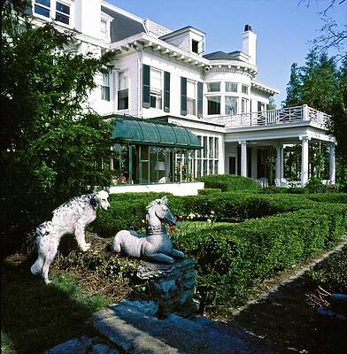 Landscape Architecture Wall Art featuring the photograph Schippers' House by Horst P. Horst
