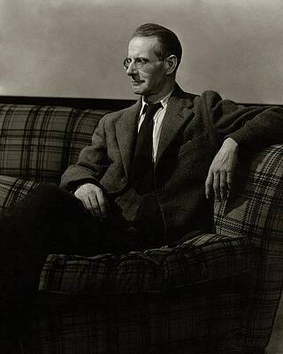 Wall Art featuring the photograph Sean O'casey Sitting On A Sofa by Lusha Nelson