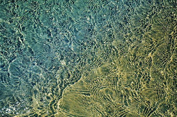 Serene Wall Art featuring the photograph Seashore Abstract by Laura Fasulo