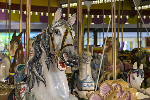 Seaside Heights Casino Carousel Print