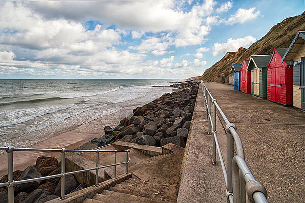 Unite Kingdom Wall Art featuring the photograph Seaside Stroll by Shirley Mitchell