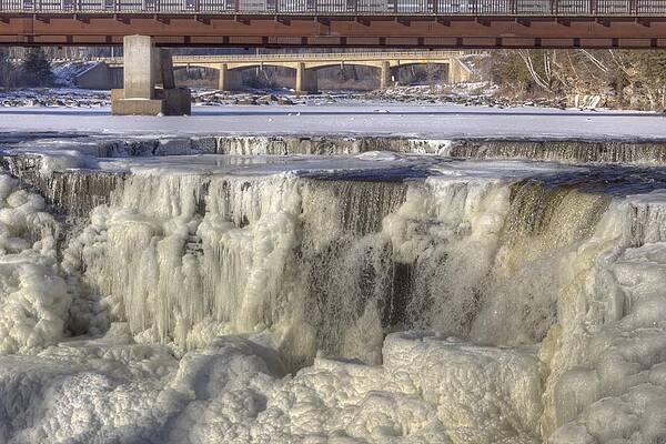 Wall Art featuring the photograph Semi-Frozen by Linda Ryma