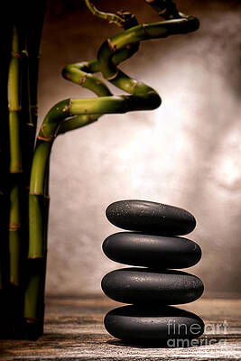 Wall Art featuring the photograph Sentimental Cairn by Olivier Le Queinec