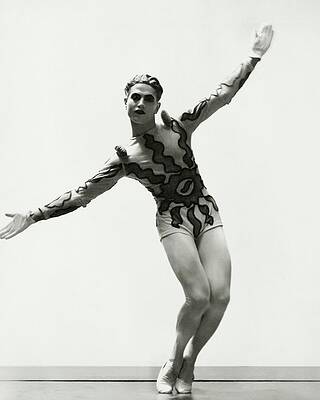 Dynamic Dance Pose with Costume Wall Art