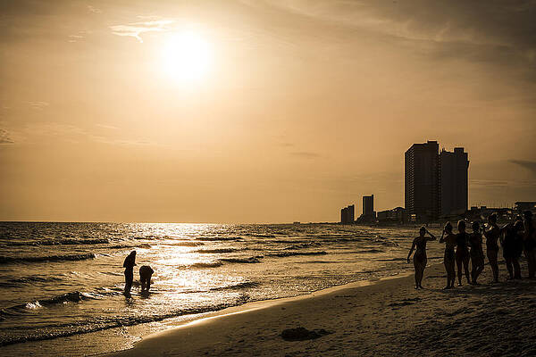 Natural Photograph - Shadows Of The Beach by David Morefield