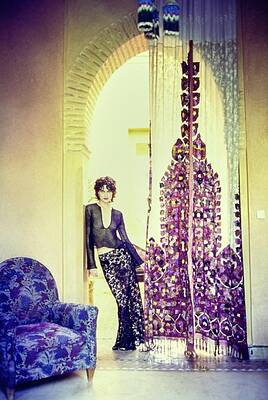 Shalom Harlow in Moroccan Archway Wall Art