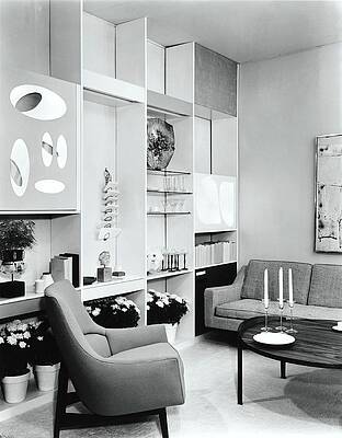 Growth Wall Art featuring the photograph Shelves In Living Room by William Grigsby