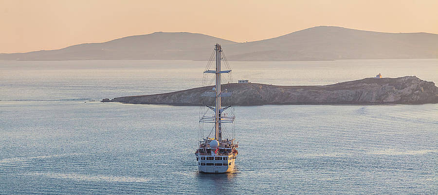 Wall Art featuring the photograph Ship In The Bay by Deimagine