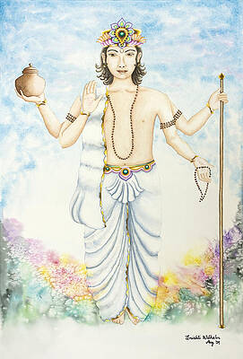 Hindu Astrology Painting - Shukra Venus by Srishti Wilhelm