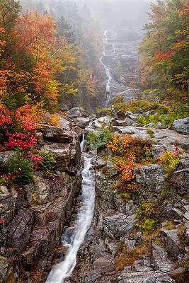Wall Art featuring the photograph Silver Cascade by Jeff Sinon