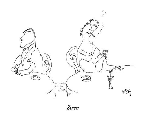 Attractive Drawing - Siren by William Steig