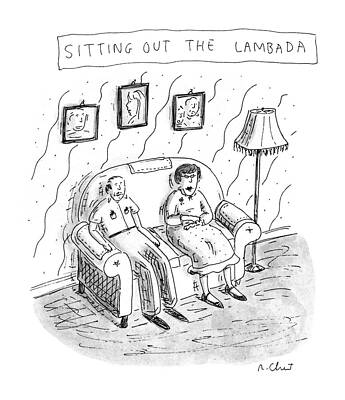 Sitting Drawing - Sitting Out The Lambada by Roz Chast