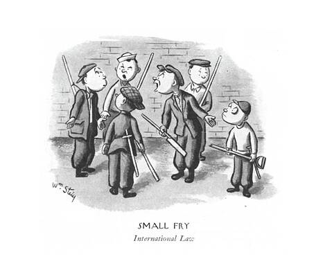 International Wall Art featuring the drawing Small Fry
International Law by William Steig