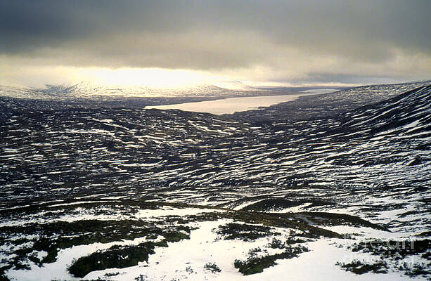 Scottish Highland Photograph - Snow Cloud by Kype Hills